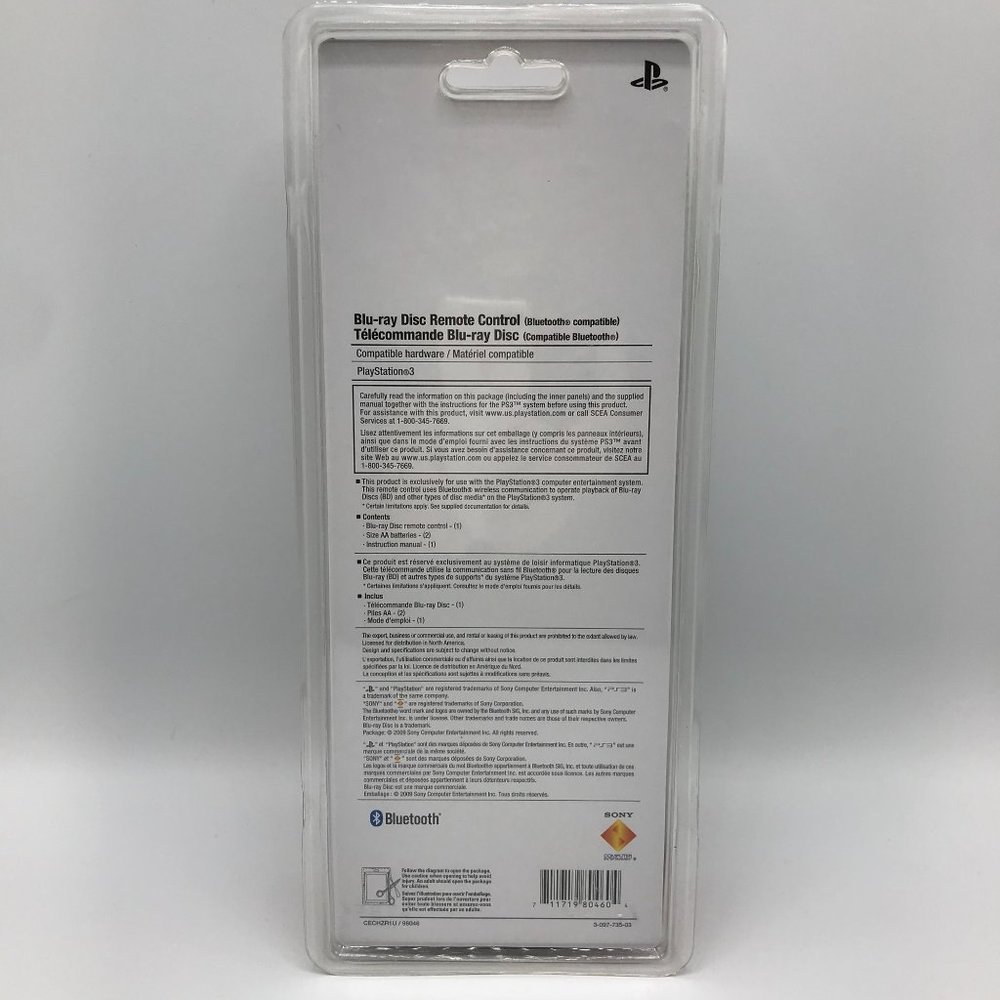 PS3 Blu - Ray Disc Remote Control - Picture 2 of 3